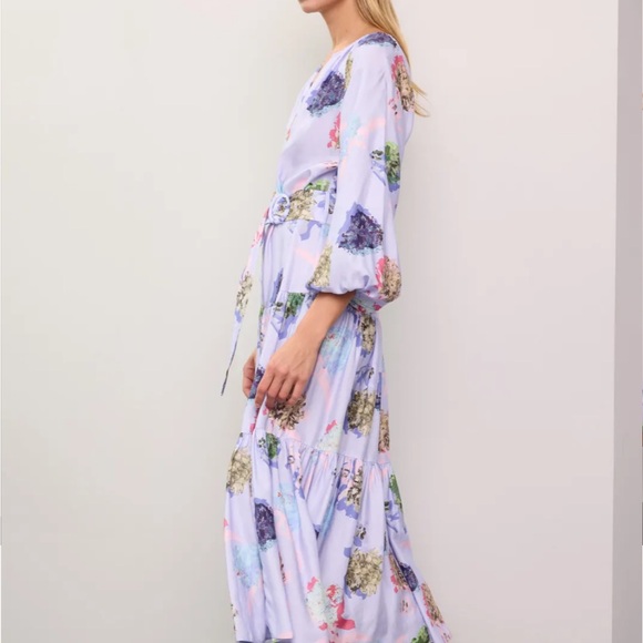 NWOT Prabal Gurung printed tiered dress - size 8 - Picture 5 of 6